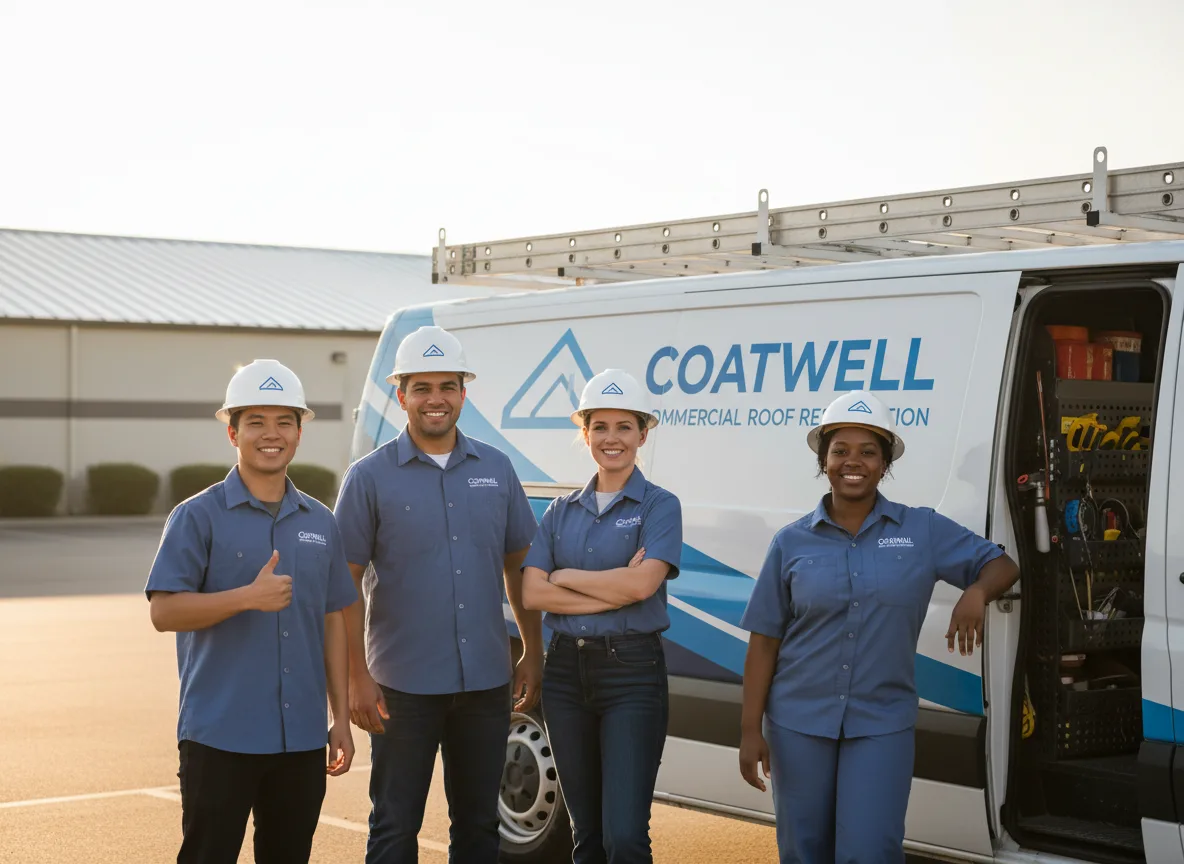 Commercial roof coating company in Cary, MS